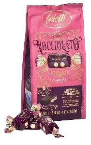 Конфеты FELETTI шоколадные Nocciolatto Фонденте из темного шок. с фундуком, розовый /пакет/ 130г*21