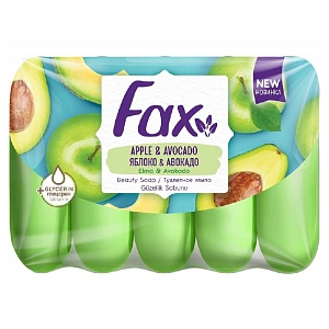 FAX 5*70г Мыло Яблоко и Авокадо