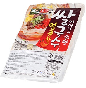 Лапша BAEKJE SPICY быстрого приготовления с острым вкусом 90г*30