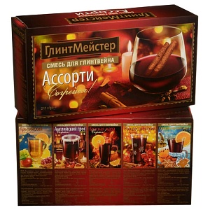 Набор для ГЛИНТВЕЙНА ассорти пять видов 211г*5