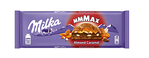 Шоколад Milka молочный Almond Caramel Chocolate 300г*12