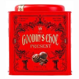 Конфеты GOODIN'S Choс шоколадные Ассорти в подарочной упаковке /жесть/ 158г*24