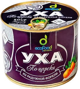 Уха ECOFOOD из радужной форели по-Царски /жесть/ 530г*4