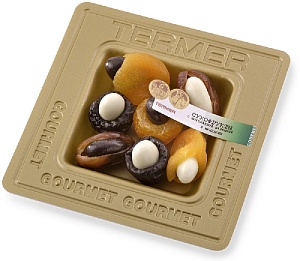 Сухофрукты TERMER с шоколадной  начинкой и с миндалем 100г*16