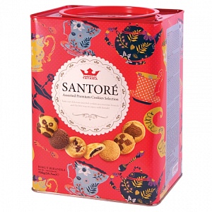 Печенье TATAWA "Санторэ" (Santore) ассорти /жесть/ 700гр*6