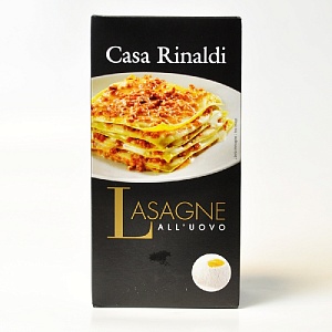 Паста CASA RINALDI Лазанья с яйцом ручной работы 500г*12