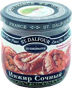 Инжир St.Dalfour Сочный БЕЗ САХАРА /стекло/ 200г*12