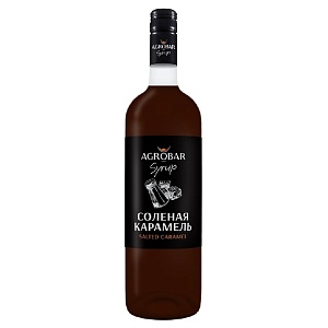 Сироп AGROBAR Соленая Карамель (Salted Caramel) /стекло/ 1л*6