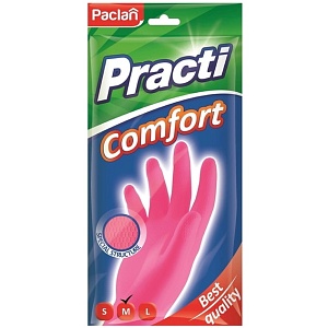 PACLAN PRACTI COMFORT Резиновые перчатки M /1/*100