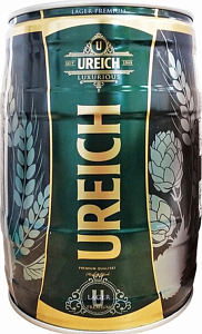 Пиво UREICH Lager Premium 4,8% светлое /жесть/ 5л*2