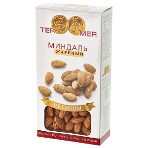 Миндаль TERMER жареный /картон/ 250г*16