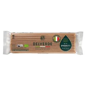 Макаронные изделия DELVERDE №141 Спагетти Биолоджико с отрубями 500г*24