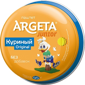 Паштет ARGETA куриный JUNIOR /жесть/ 95г*14