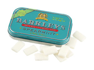 Жевательная резинка BARKLEYS Intense SPEARMINT /жесть/ 30р*9