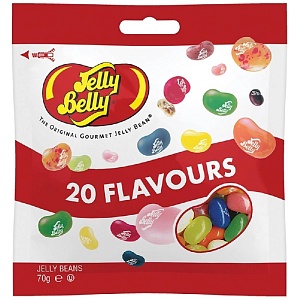 Драже JELLY BELLY 20 FLAVOURS жевательное ассорти 20 вкусов /пакет/ 70г*12