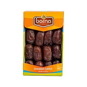 Финики BORNA Shamim сушеные с косточкой /картон/ 400г*12