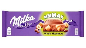 Шоколад Milka молочный Whole Nut 270г*13