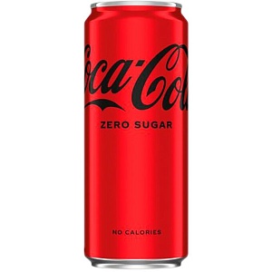 Напиток COCA-COLA  Zero (ПОЛЬША) SLIM сильногазированный /жесть/ 0,33л*24