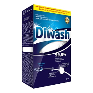 DiWash Соль для посудомоечных машин 1500г /6/