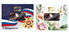 Драже BIND Бисквит в шоколаде со вкусом клубники /картон/ 100г*12