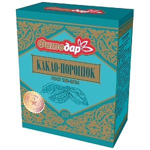 Какао-порошок ФИТОДАР ГОСТ 108-76 /картон/ 100г*18