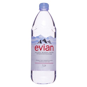 Вода Evian натуральная /пэт/ 1л*6