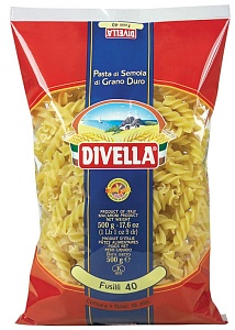 Макаронные изделия DIVELLA Corta di Semola №40 FUSILLI 500г*24