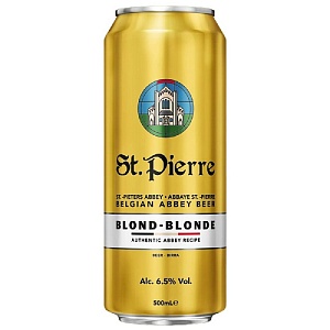 Пивной напиток ST.PIERRE BLONDE 6.5% /жесть/ 0,5л*24