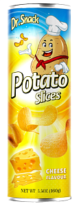 Чипсы Dr.Snack картофельные сыр /туба/ 160г*14