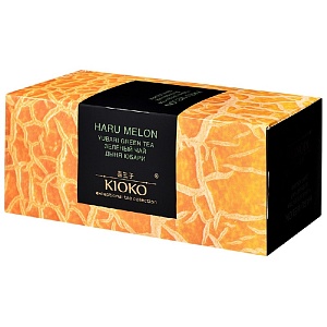 Чай KIOKO HARU MELON Зелёный с ароматом дыни (25пак.*2г) 50г*8