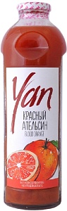 Нектар YAN красного апельсина /стекло/ 0,93л*6