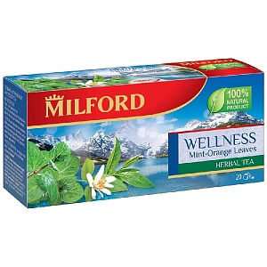 Чай MILFORD Травянной Велнесс (20пакетов) 40г*12