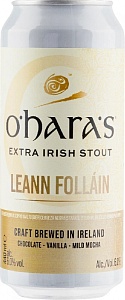 Пиво О'HARA'S Leann Follain 6,0% тёмное /жесть/ 0,44л*24