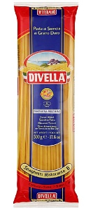 Макаронные изделия DIVELLA Lunga di semola №8E SPAGHETTI RISTORANTE 500г*24