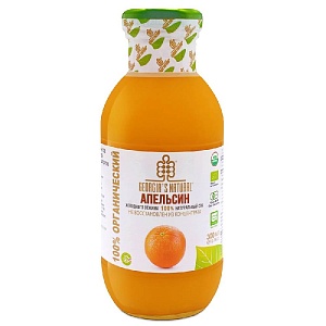 Сок GEORGIA'S NATURAL ORGANIC Апельсиновый холодного отжима /стекло/ 300мл*20
