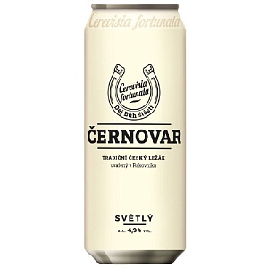 Пиво CERNOVAR SVETLE 4,9% светлое /жесть/ 0,5л*24