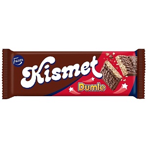Шоколадный батончик FAZER Kismet Dumle вафельный с карамелью в молочном шоколаде 55г*45