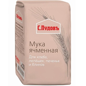 Мука С.Пудовъ ячменная бум/пак 400г*6