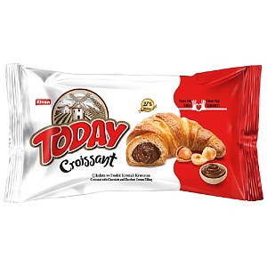 Круассан TODAY Croissant chokolate с шоколадным соусом (шоубокс 40г*20шт) 40г*80