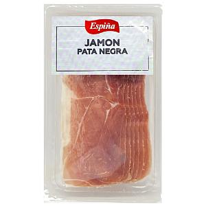 Окорок ESPINA сыровяленый Хамон / JAMON PATA NEGRA (СРОК ВЫДЕРЖКИ 24 МЕС. ИБЕРИКО) категории А /нарезка/ 60г*15