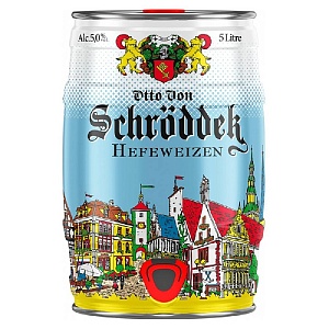 Пиво OTTO VON SCHRODDER Hefeweizen 5,0% Пшеничное /жесть/ 5л*2