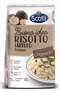 Рис Riso Scotti Risotto Tartufo ризотто с трюфелем (полимер уп) 210г*10