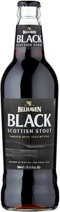 Пиво BELHAVEN "Black" Scottish Stout 4,2% темное /стекло/ 0,5л*8