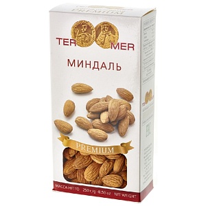 Миндаль TERMER натуральный /картон/ 250г*16