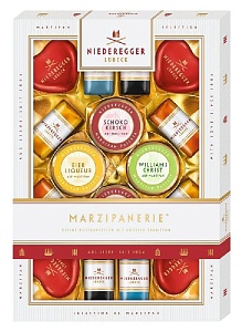 Конфеты NIEDEREGGER "Марципанерия" (360155) /картон/ 206г*8