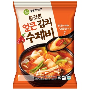 Суп JAYEONMYEN Суджеби (корейский суп с клецками) со вкусом кимчи 187г*22