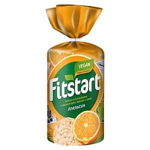 Хлебцы FITSTART мультизлаковые Апельсин 100г*12