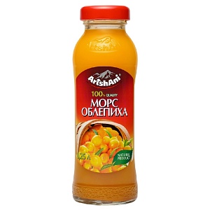 Морс ARTSHANI облепиховый /стекло/ 0,25л*20
