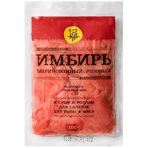 Имбирь I LOVE ASIA РОЗОВЫЙ маринованный 100г*30