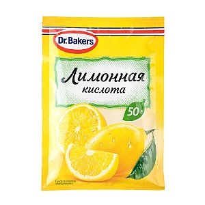 Кислота DR. BAKERS лимонная 50г*30